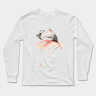 Ballet Dancer Drawing Long Sleeve T-Shirt